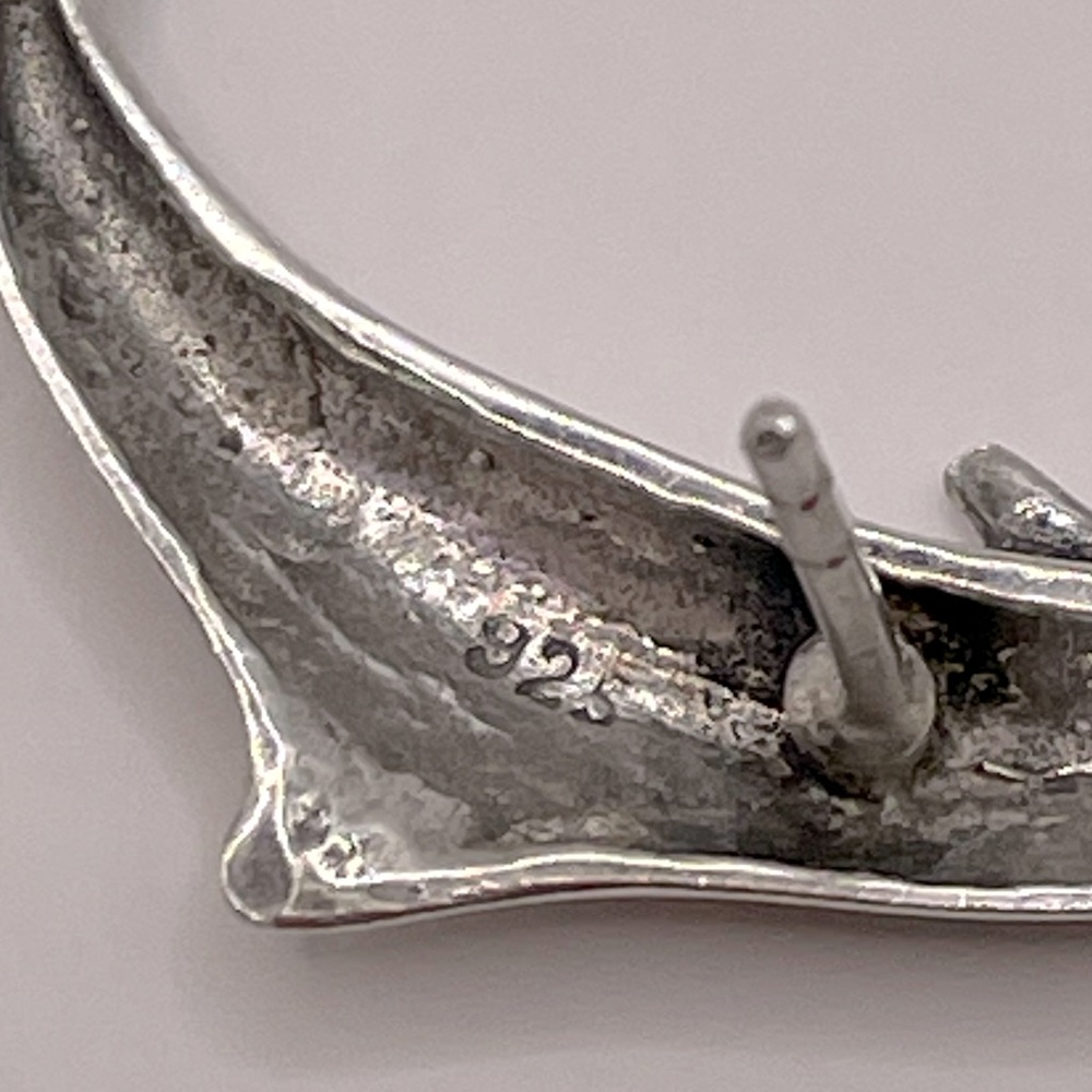 Sterling Silver Single Dolphin Earring - Picture 7 of 10